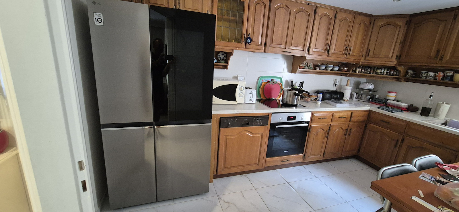 LG 655lt Total NoFrost Î179xL91.3xA73.5cm. Inox GSVV80PYLL