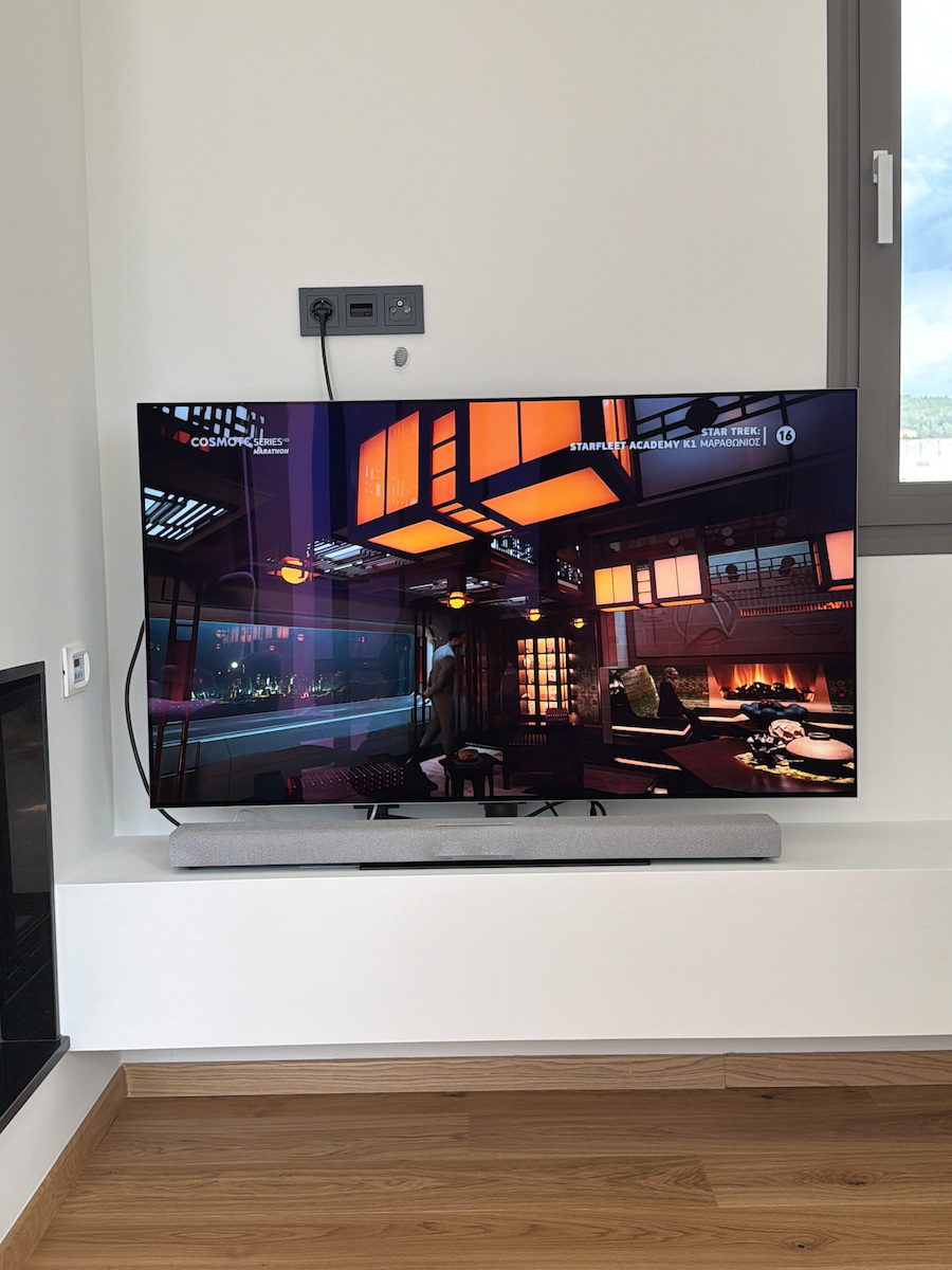 Yamaha TRUE X BAR SR-X40A Soundbar 2.1.2 Bluetooth, HDMI και Wi-Fi 180W με Τηλεχειριστήριο Light Gray