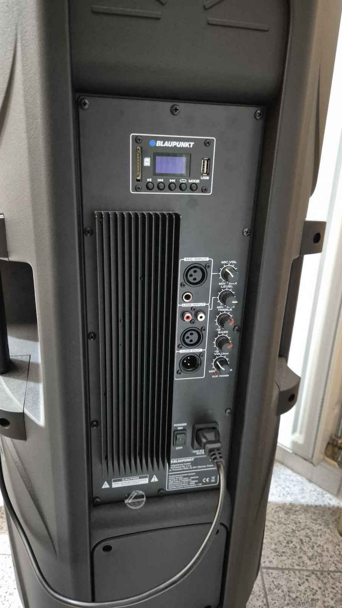 Blaupunkt Ηχείο Karaoke με Ενσύρματo Μικρόφωνο PA25 15-PA25 Μαύρο