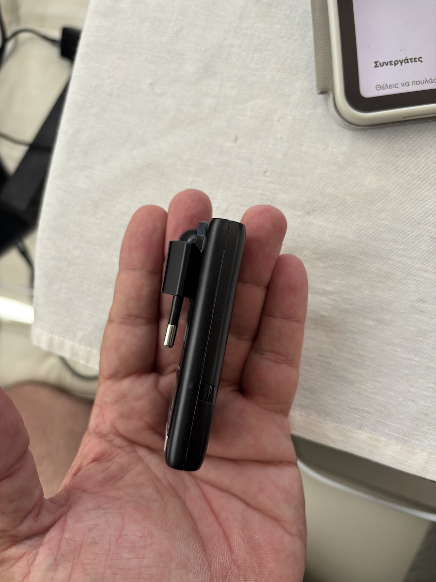 Verbatim Φορτιστής Χωρίς Καλώδιο GaN με 2 Θύρες USB-C 65W Power Delivery Μαύρος (Fold 'n' Go)