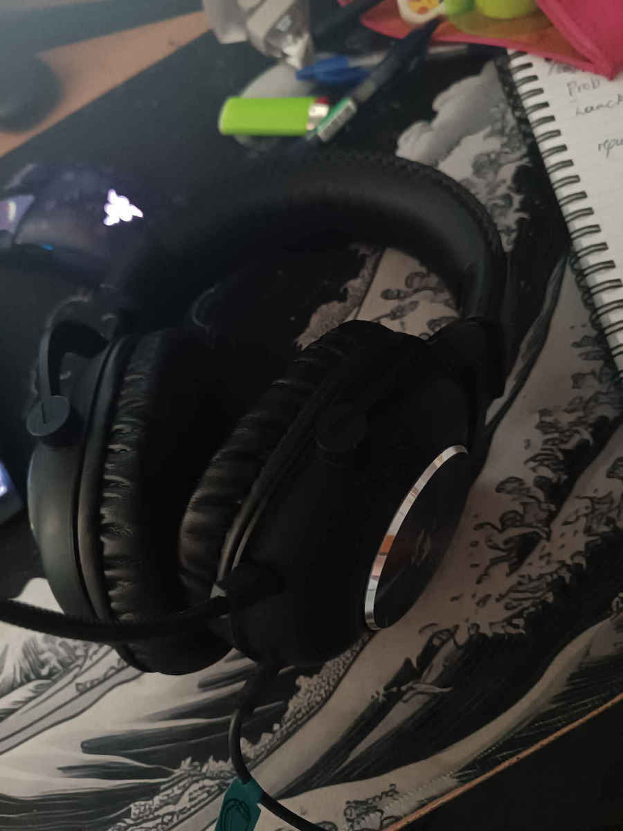 Logitech G PRO X with MIT Blue VO!CE Over Ear Gaming Headset με σύνδεση 2x3.5mm / USB