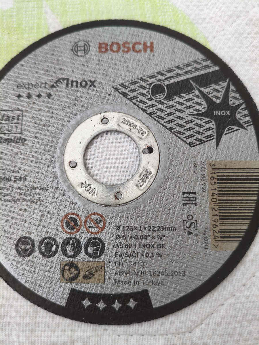 Bosch Δίσκος Κοπής Μετάλλου 115mm