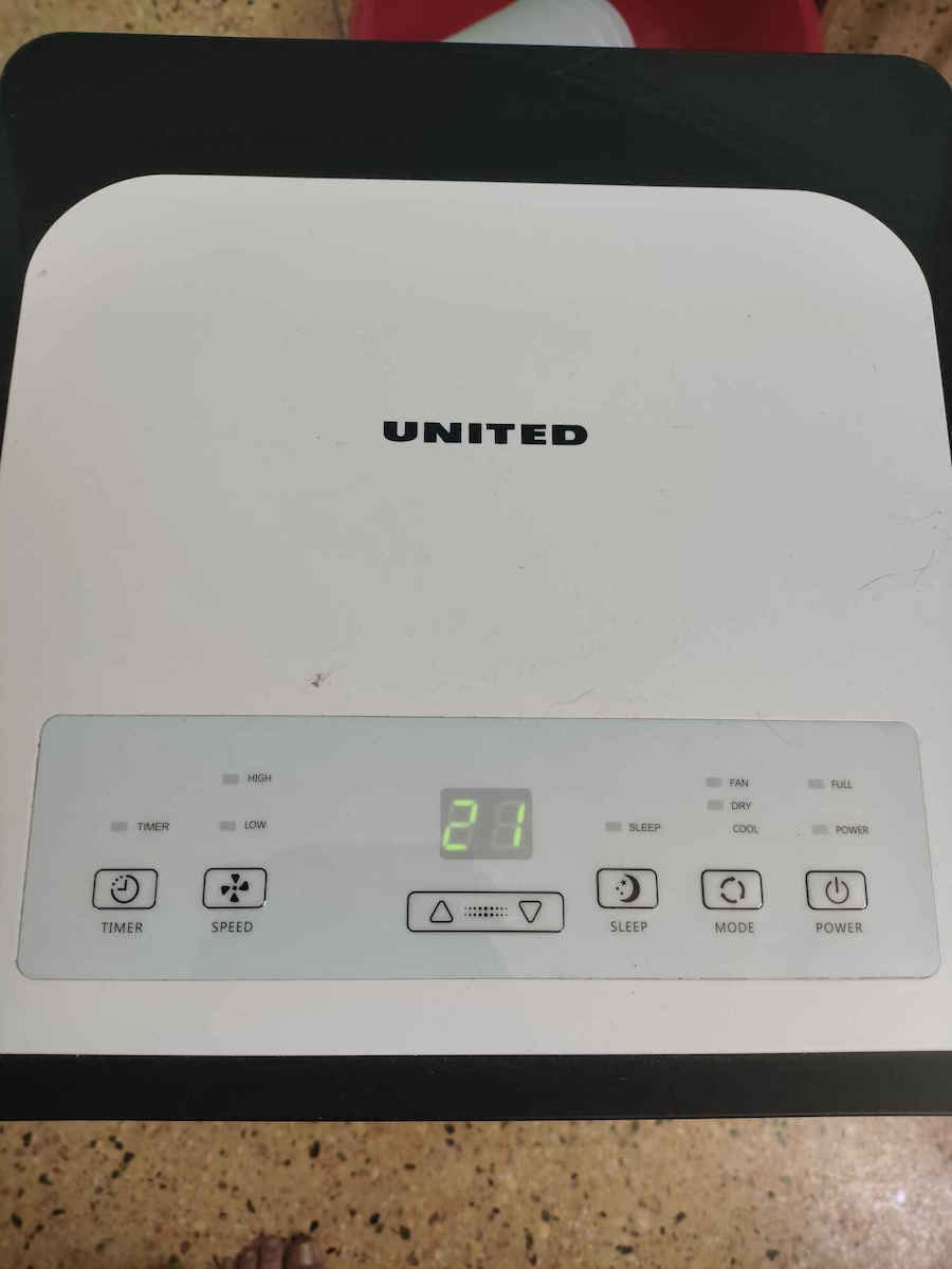 United UPC-9026 Portable Air Conditioner 9000 BTU Cooling Only