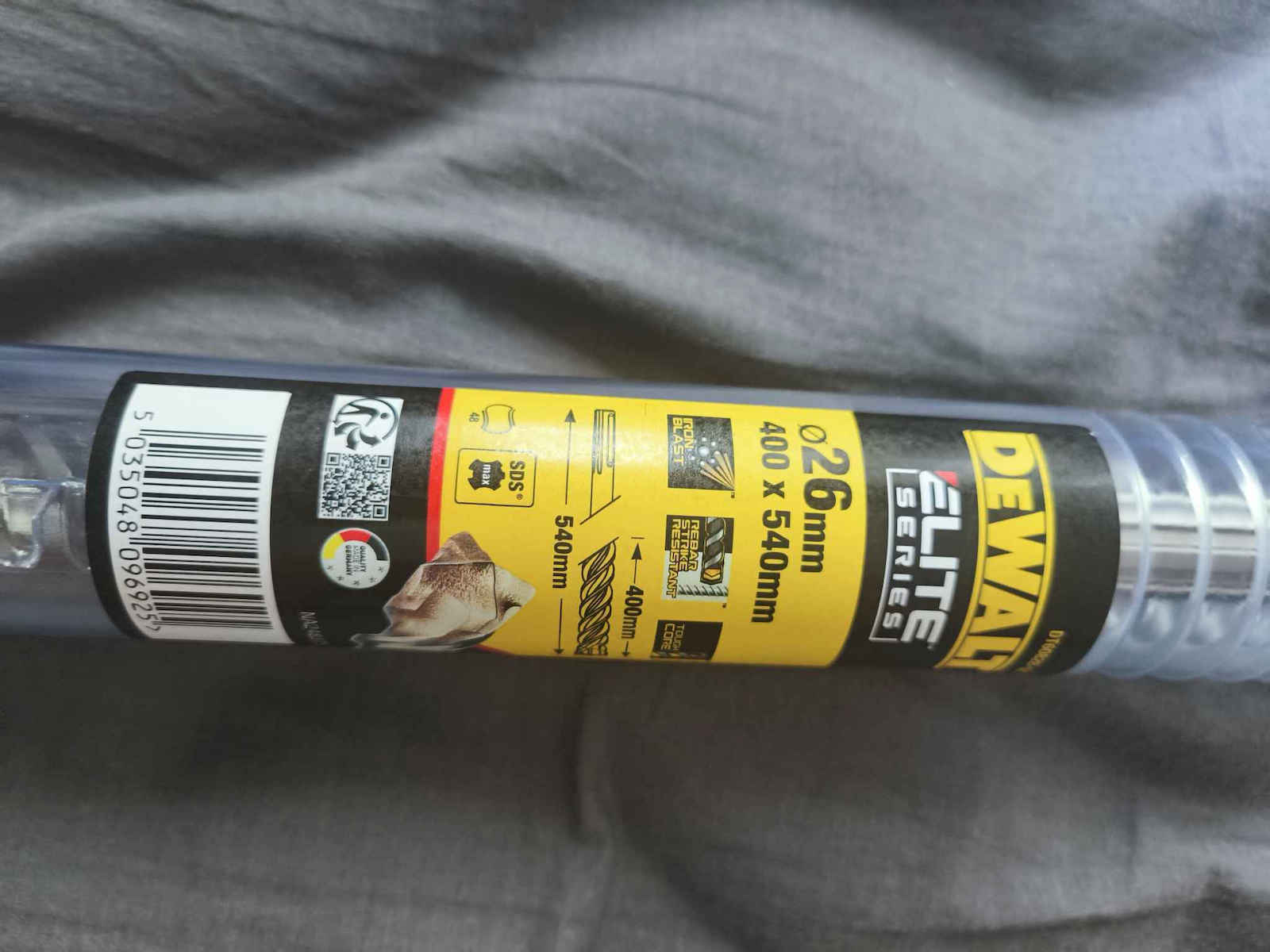 DEWALT Τετράκοπο Διαμαντοτρύπανο Καρβιδίου με SDS Max Στέλεχος για Δομικά Υλικά 26x540mm