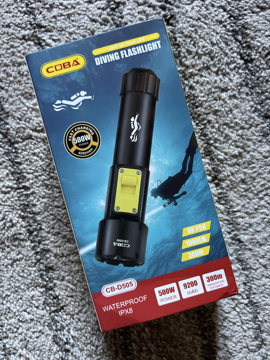 Diving Light LED with Brightness 1000lm