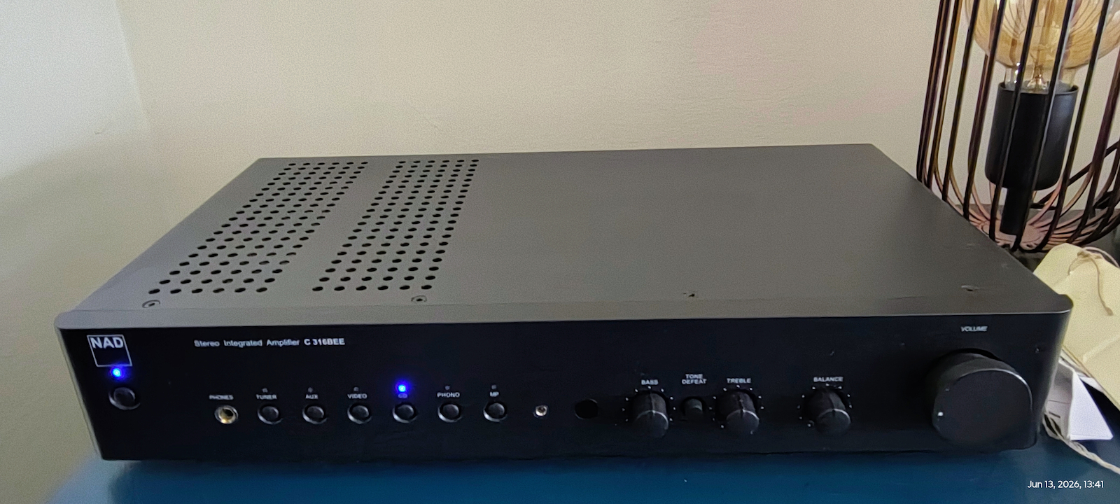 Nad C 316BEE V2 Ολοκληρωμένος Ενισχυτής Hi-Fi Stereo 60W/4Ω 45W/8Ω Μαύρος