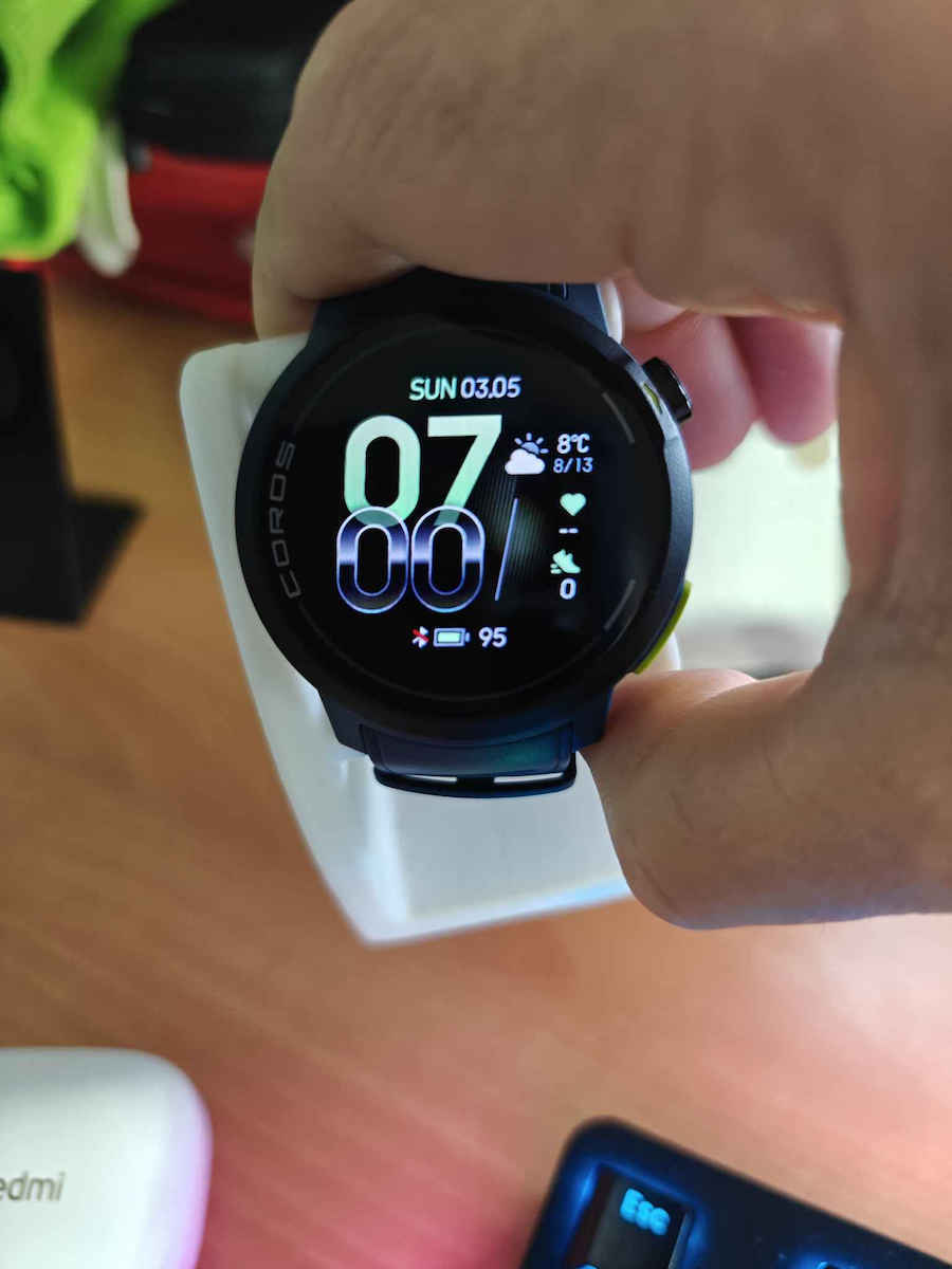 Coros Pace Pro GPS 46mm Smartwatch with Heart Rate Monitor (Black)