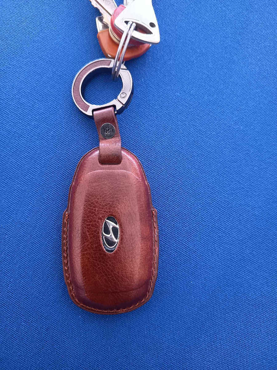 Δερμάτινη Θήκη Κλειδιού Αυτοκινήτου Hyundai 3 Κουμπιά