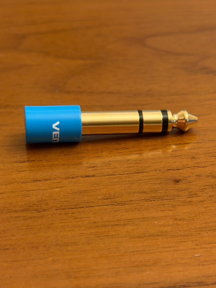 Vention Μετατροπέας 6.3mm male σε 3.5mm female Μπλε 1τμχ VAB-S01-L