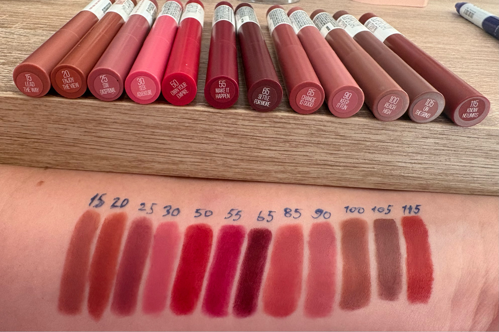 Maybelline Superstay Ink Crayon Lang anhaltend Bleistift Lippenstift Matt 85 Change is Good 1.5gr