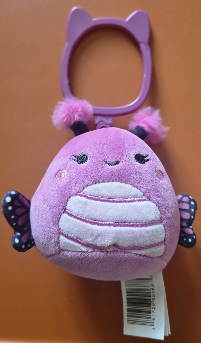 Λουτρινο Μπρελοκ 9εκ Marcelina Butterfly Squishmallows
