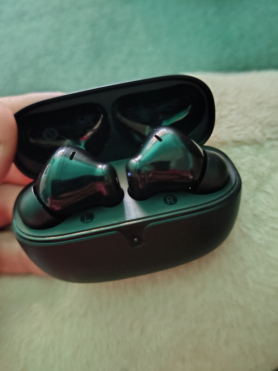 Borofone FQ10 Joyful In-ear Bluetooth Handsfree Ακουστικά με Θήκη Φόρτισης Μαύρα