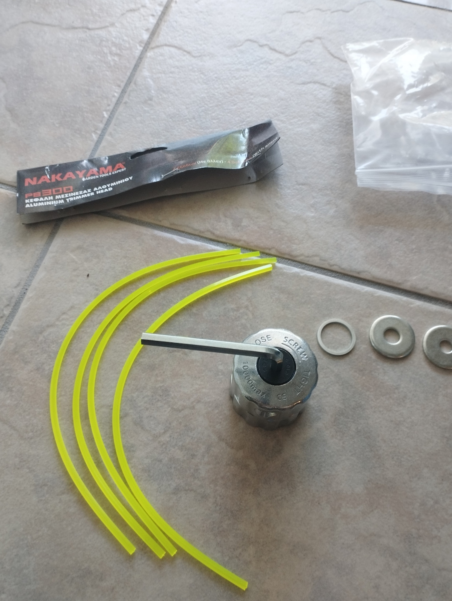 NAKAYAMA PB300 Κεφαλή Μεσινέζας Αλουμινίου 4 Εξόδων (Με Άλλεν)