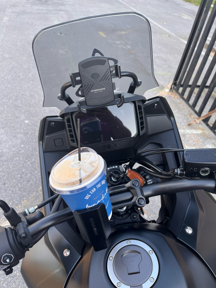Interphone CRAB Mount Phone Motorcycle for Steering Wheel
