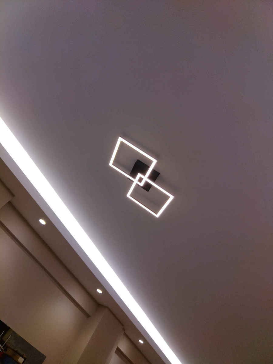 Trio Lighting Deckenleuchte 60cm Gray mit Integrierter LED
