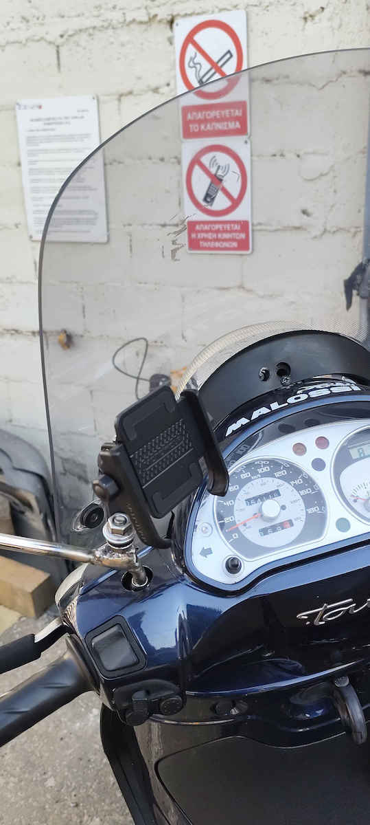 Motowolf Mount Phone Motorcycle with Adjustable Arm 3.5-6.5" for Mirror