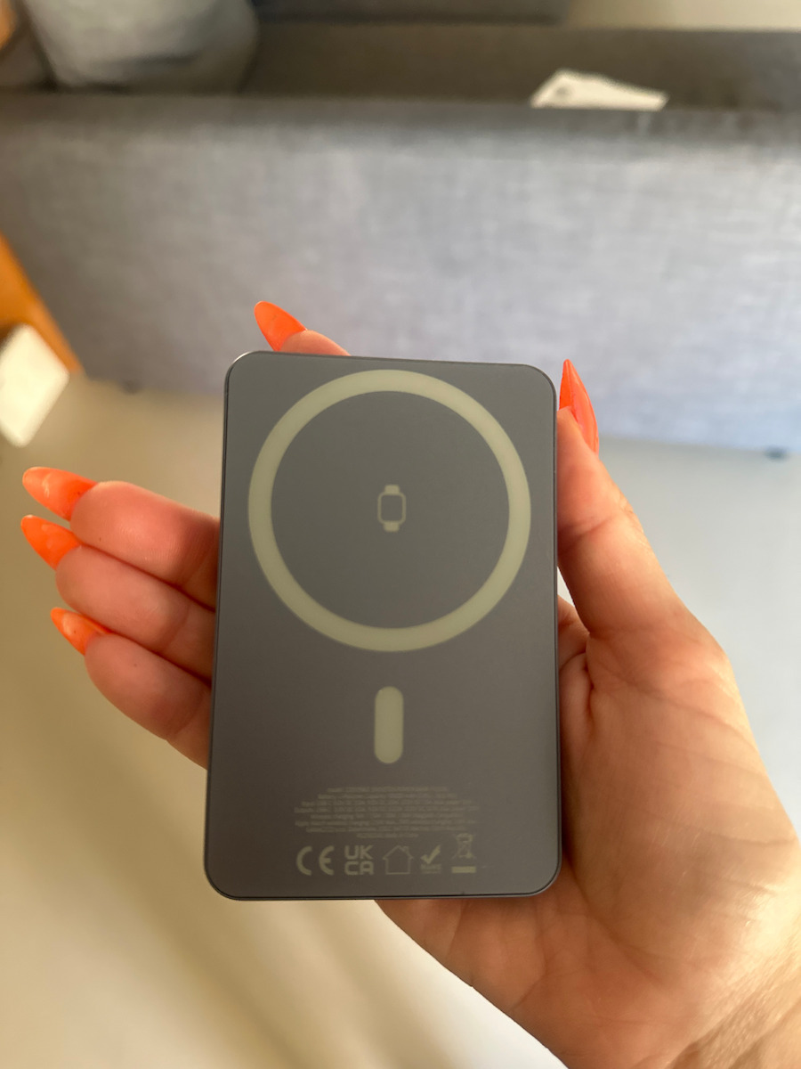 Swissten Fusion MagSafe Power Bank 5000mAh 20W με Θύρα USB-C Ασημί