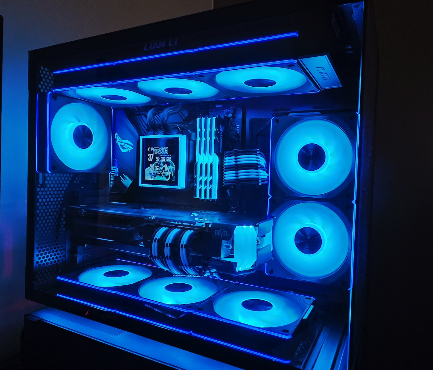Cougar CFV235 Gaming Midi Tower Κουτί Υπολογιστή με Πλαϊνό Παράθυρο και RGB Φωτισμό Λευκό