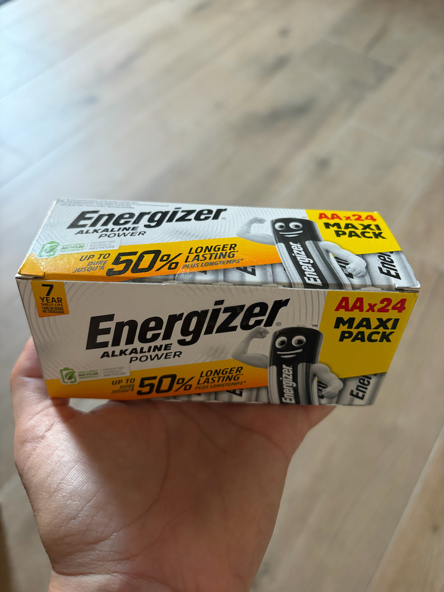 Energizer Power Alkaline Batteries AA 1.5V 24pcs