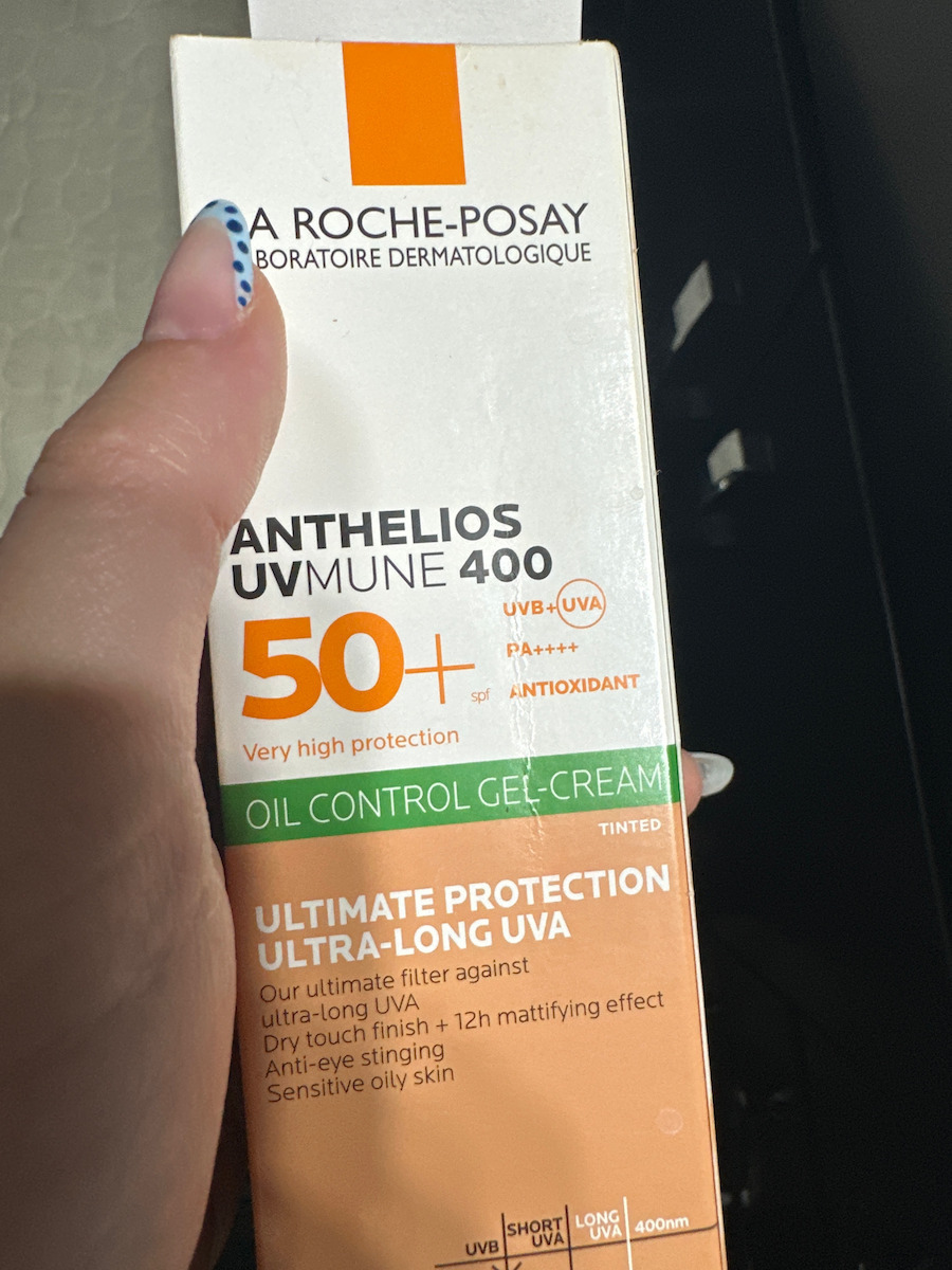 La Roche Posay Anthelios XL Dry Touch Anti-Shine Wasserdicht Sonnenschutz Gel Gesicht SPF50 mit Farbe 50ml