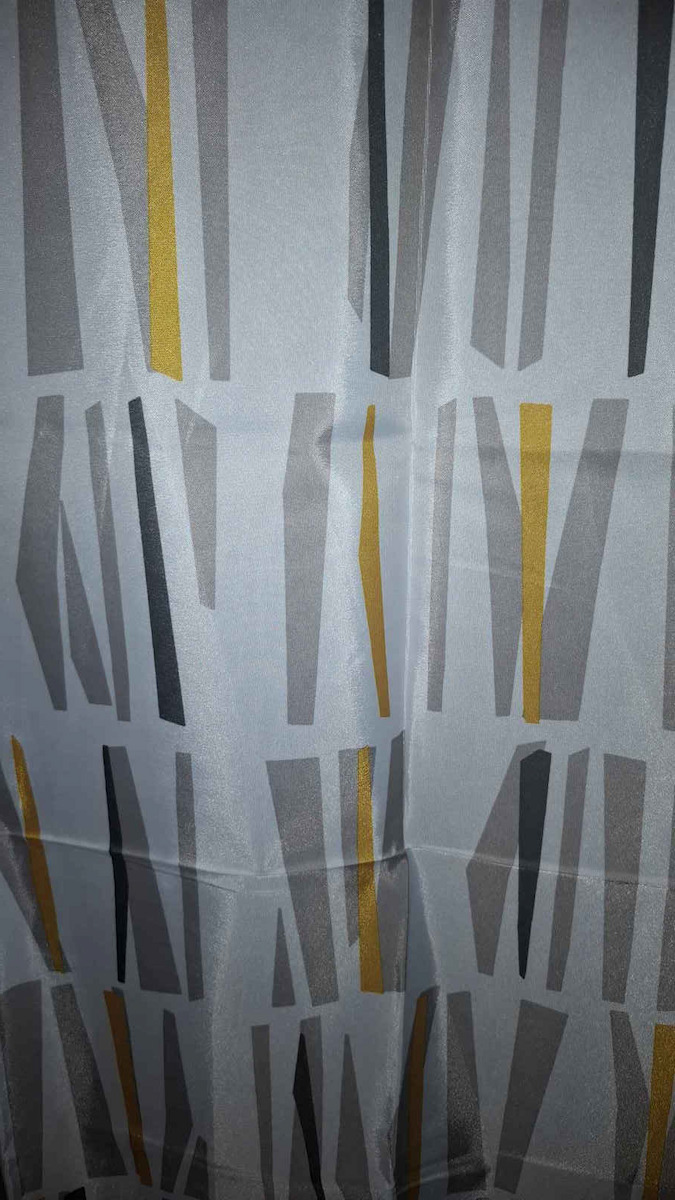 Frans Κ18 Κουρτίνα Μπάνιου Υφασμάτινη 240x200cm Σχεδιο