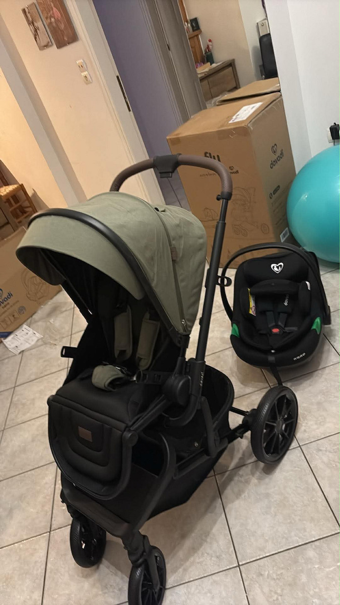 Dovadi Fly Adjustable 3 in 1 Baby Stroller Suitable for Newborn Truffle