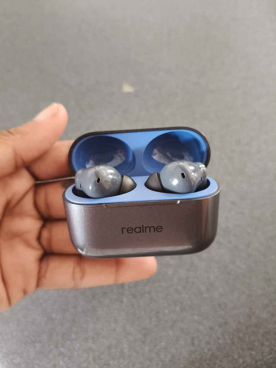 Realme T200 In-ear Bluetooth Handsfree Ακουστικά με Αντοχή στον Ιδρώτα και Θήκη Φόρτισης Mystic Grey