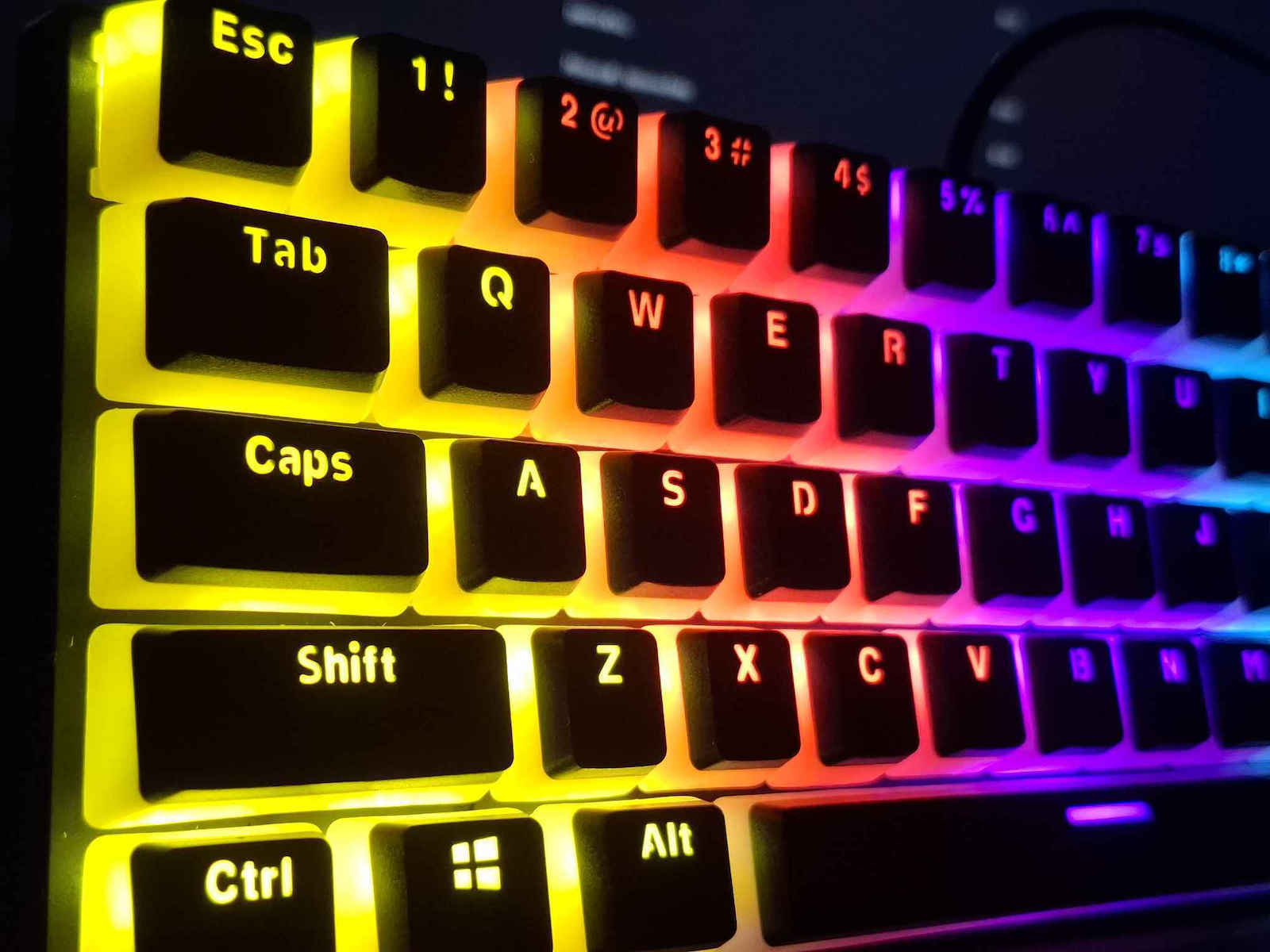 Xtrike Me GK-985P Gaming-Technik Tastatur 60% mit Benutzerdefiniert Blau Schaltern und RGB-Beleuchtung (Englisch US)