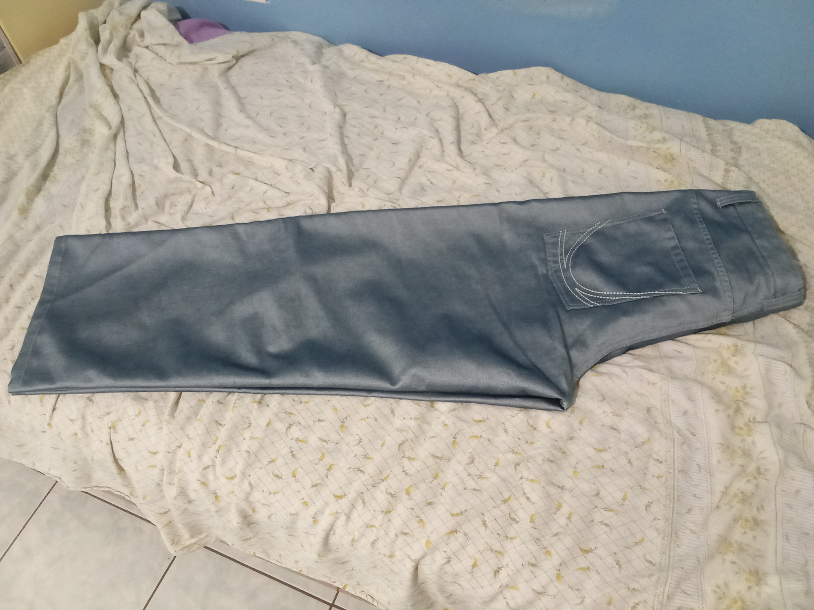 Men's Jeans Pants with Relaxed Baggy Fit Grey