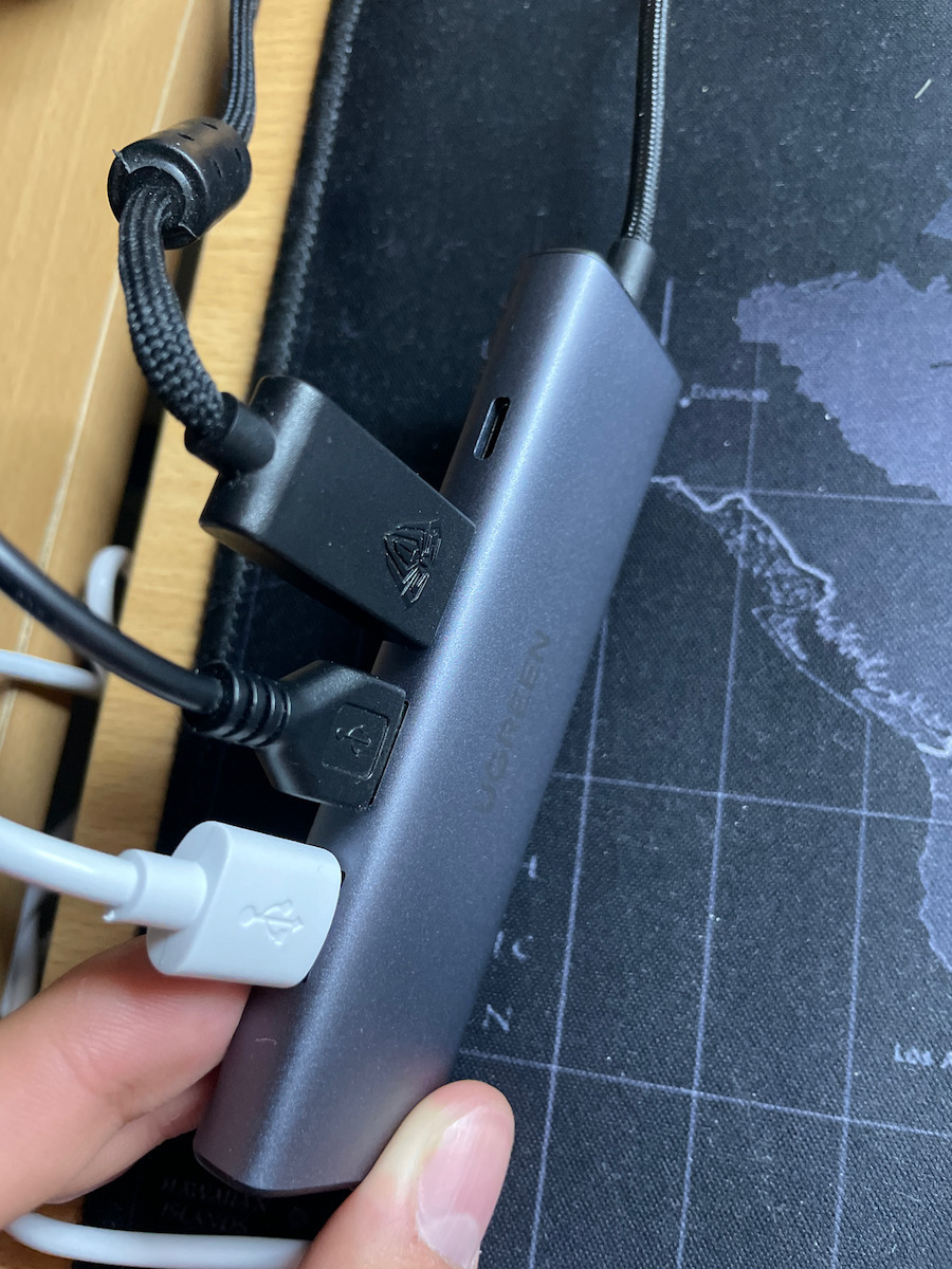 Ugreen CM511 USB-C Докинг станция с HDMI 4K PD Сив