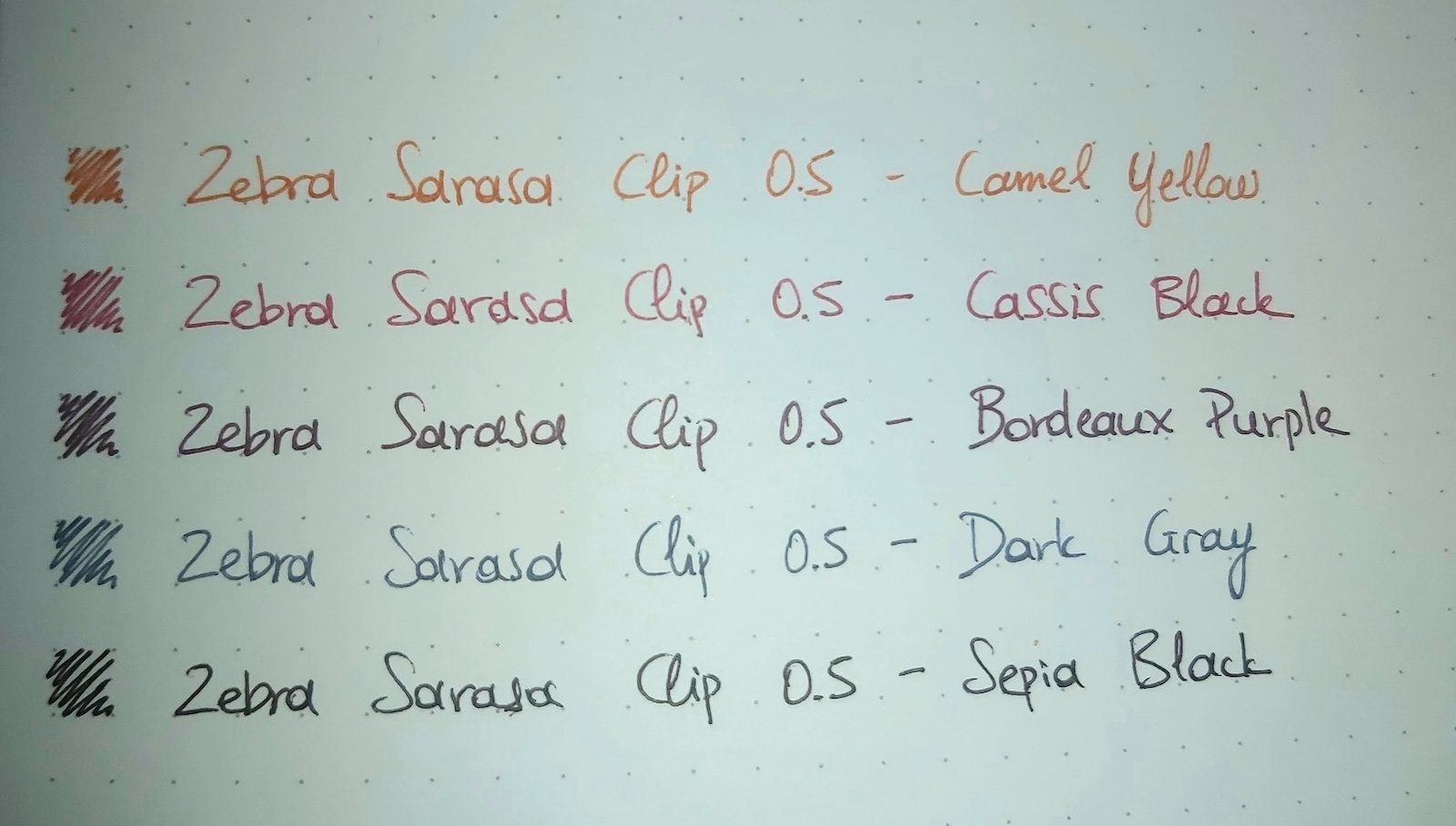 Zebra Sarasa Clip Στυλό Gel (Διάφορα Σχέδια)