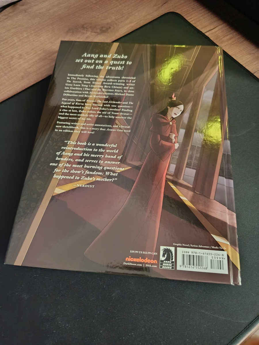 Avatar, The Last Airbender - Die Suche Bibliotheksausgabe