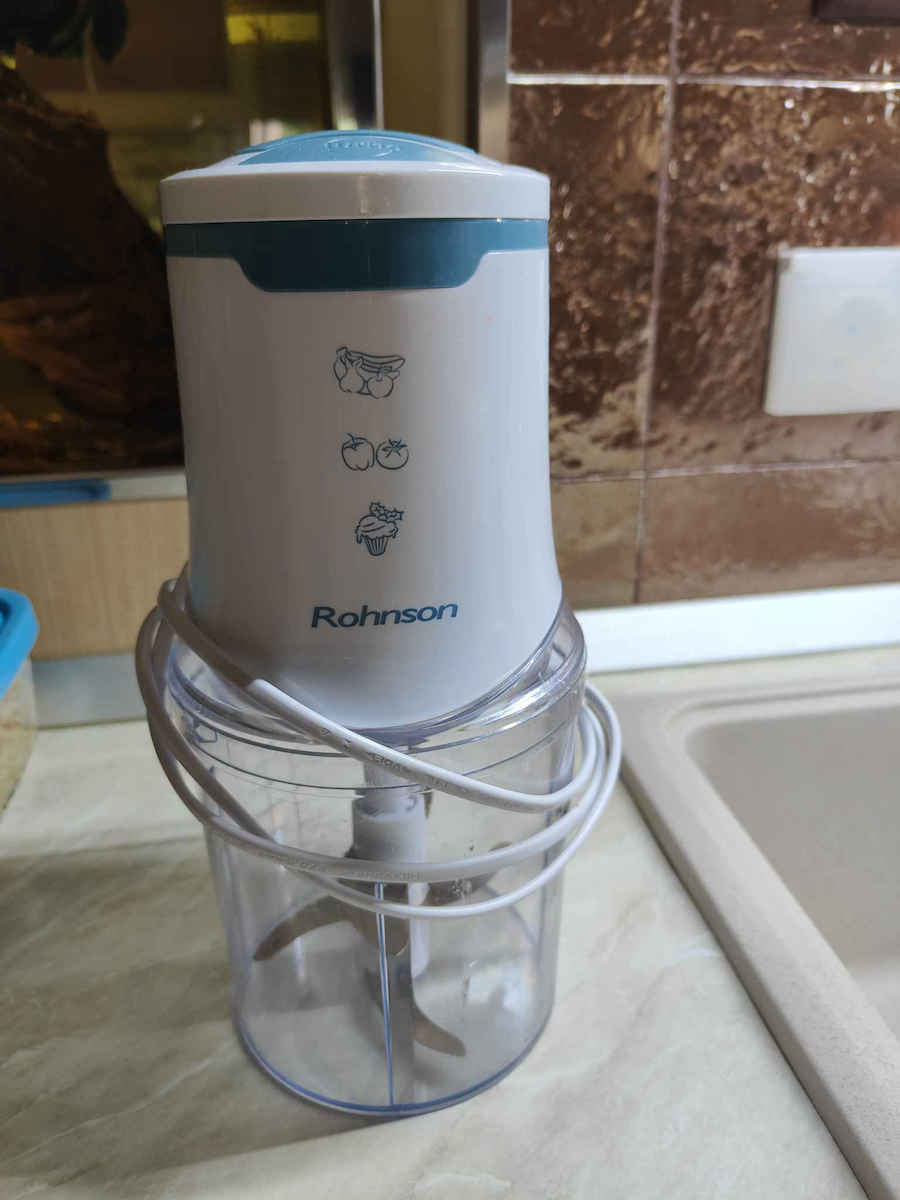 Rohnson Polycopter Multi 650W cu Recipient 1l Alb