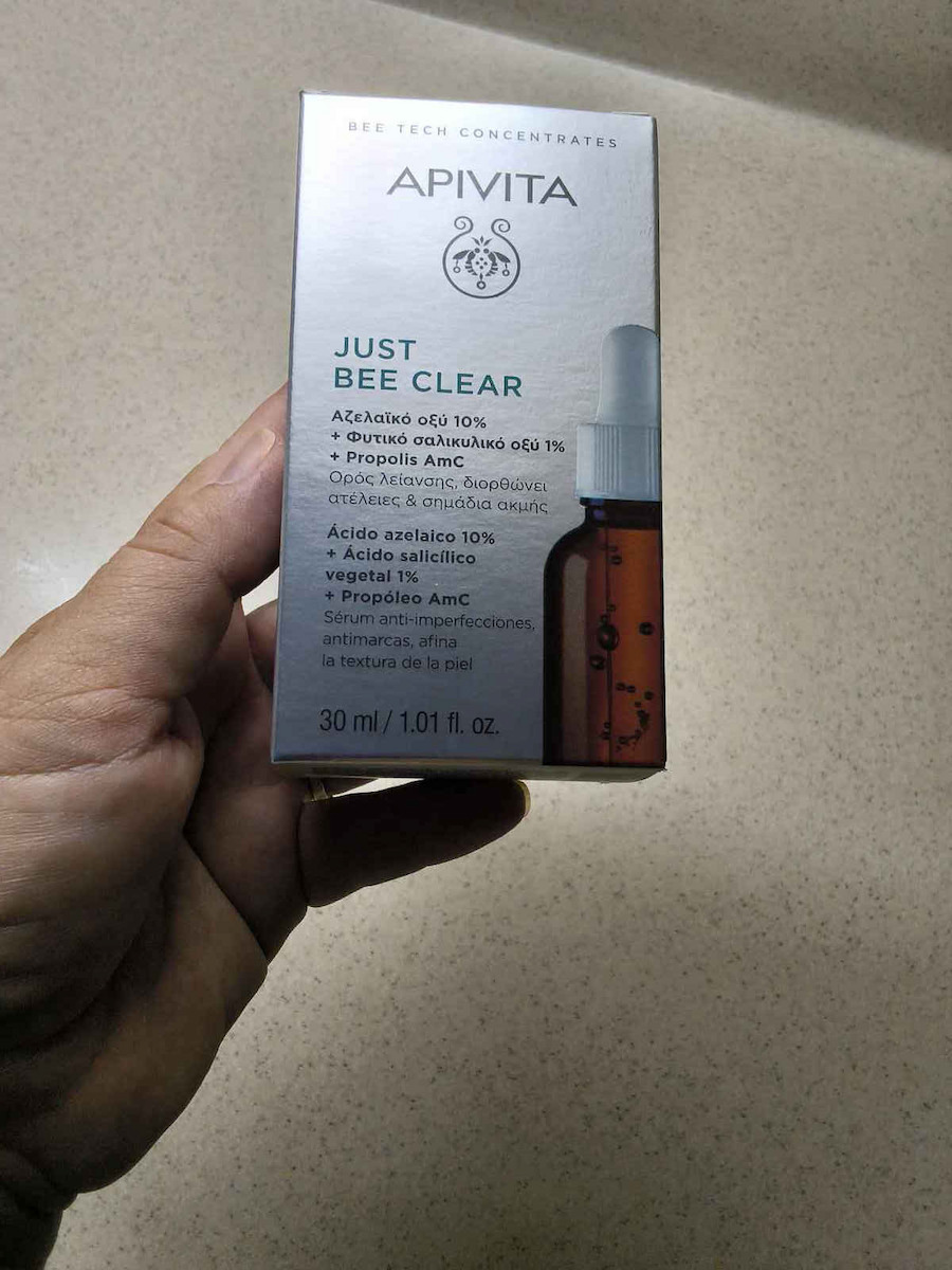 Apivita Bee Tech Concentrates Just Bee Clear Serum Face with Salicylic Acid for Acne & Imperfections 30ml