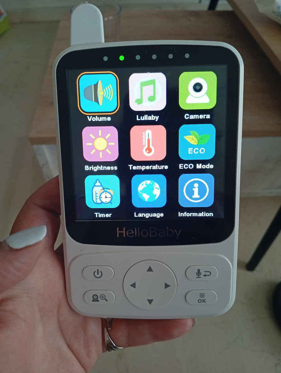 HelloBaby Wireless Baby Monitor , Two-way Communication & Lullabies