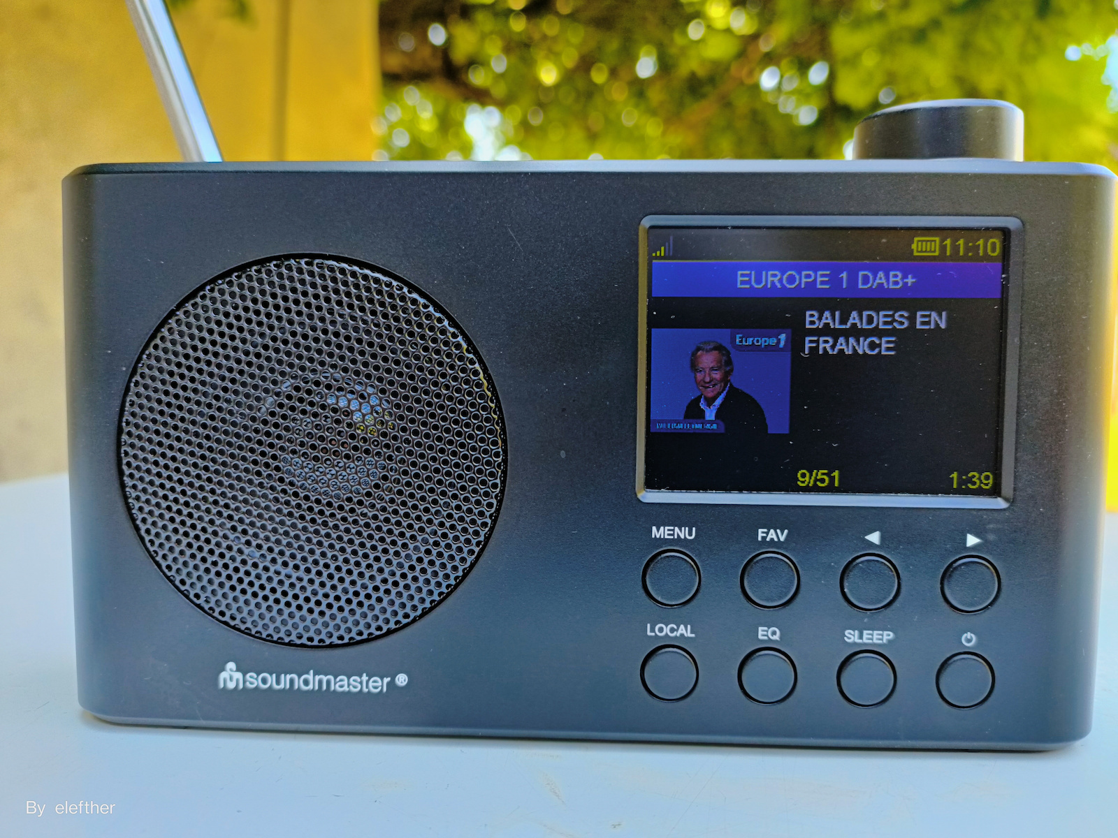 Soundmaster IR6500SW Portable Radio Rechargeable DAB with Bluetooth and USB Black