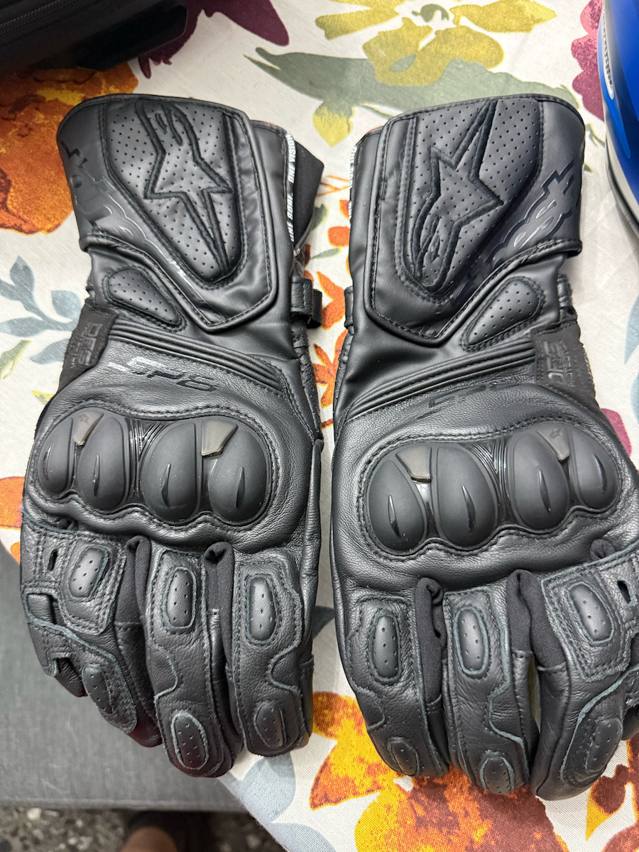 Dainese Impeto De vară Bărbătești Mănuși de motocicletă Din piele Impermeabil Negre