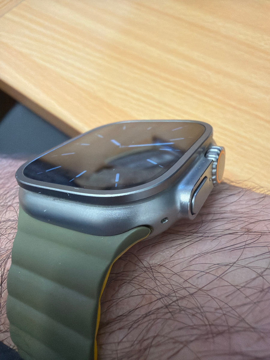 Hofi Gehärtetes Glas Apple Watch Ultra 49mm Titanium 2er Pack