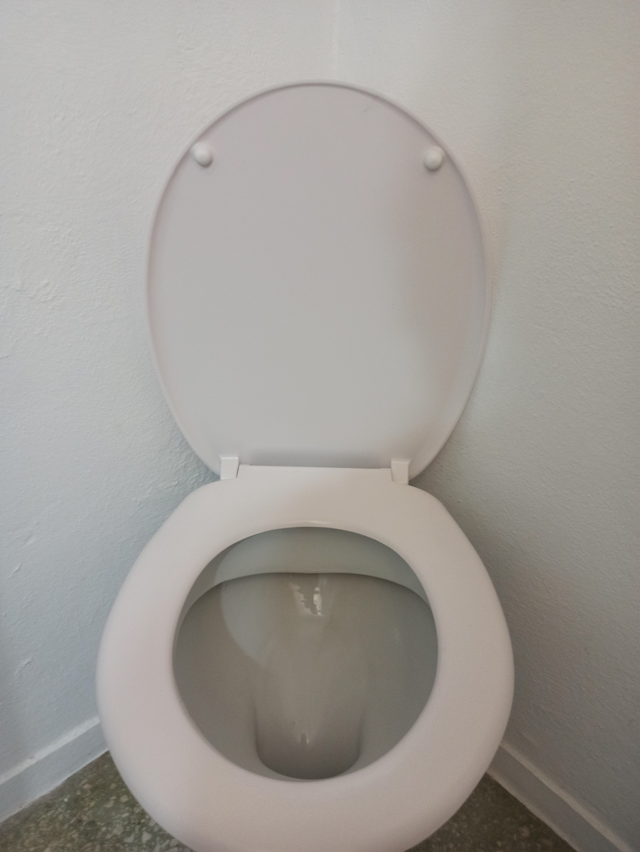 Duroplast Bakelite Toilet Seat White 44.5cm