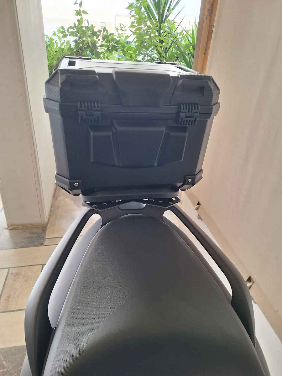 Maximus MX599 Μπαγκαζιέρα Μοτοσυκλέτας 45lt Μαύρη