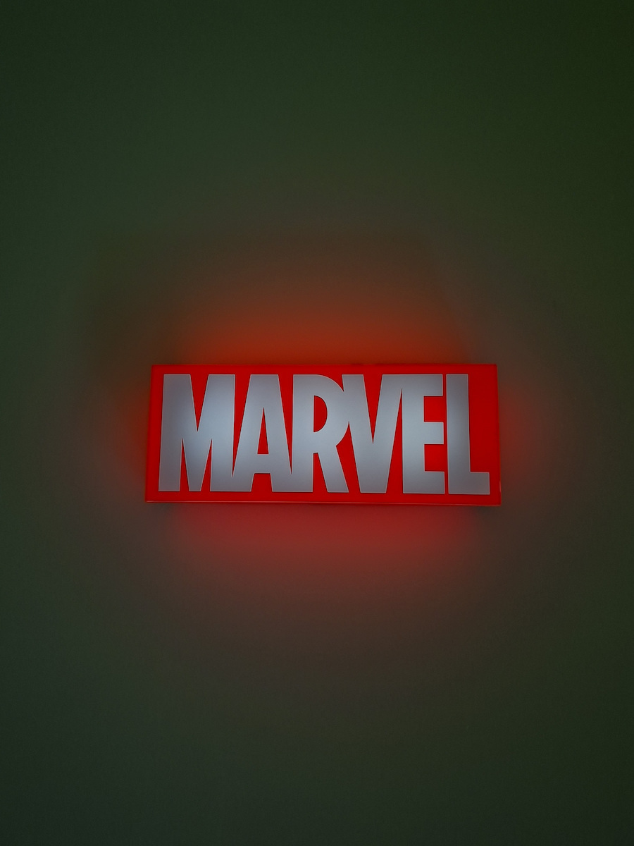 Paladone Παιδικό Διακοσμητικό Φωτιστικό Marvel Logo Κόκκινο 30x12cm