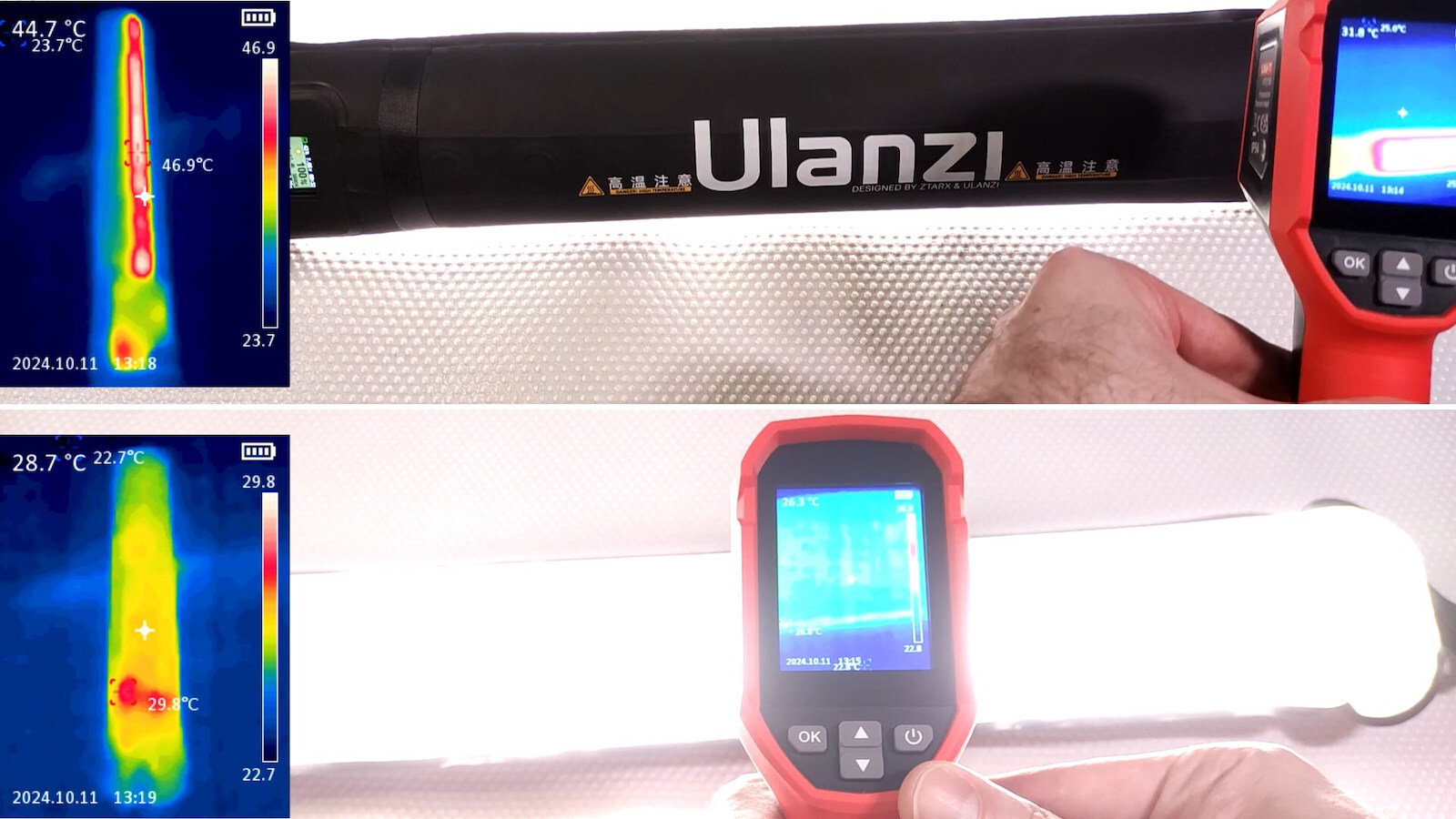 Ulanzi LED Tube 2700 - 6500K 12W RGB