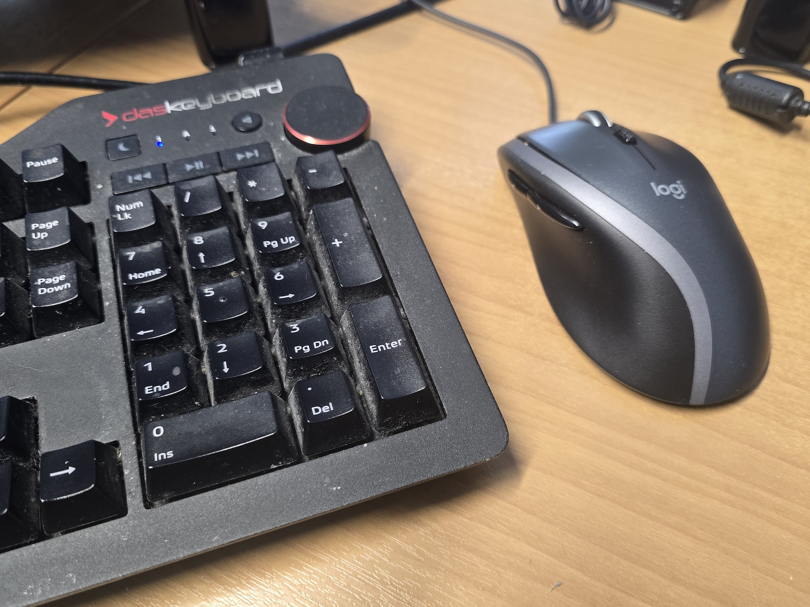 Logitech M500s Wired Ergonomic Mouse Black