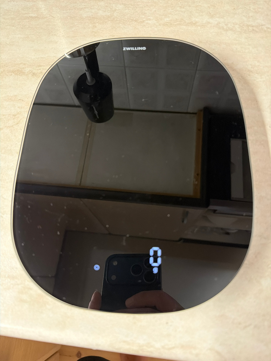 Zwilling J.A. Henckels Enfinigy Digital Kitchen Scale up to 10kg Silver