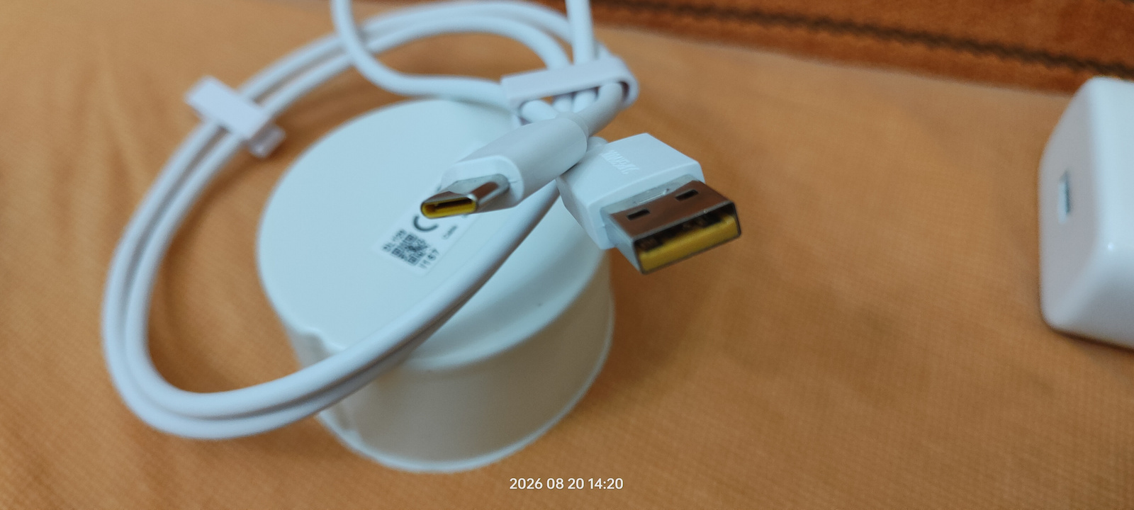 Realme USB 2.0 Cable USB-C male - USB-A 65W Λευκό 1m DL129 Bulk