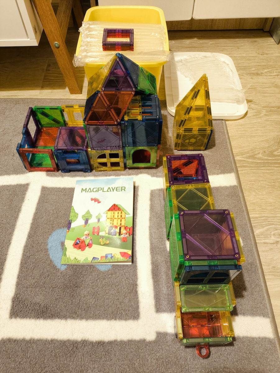 Magplayer Magnetic Construction Toy for Children 3+ Years