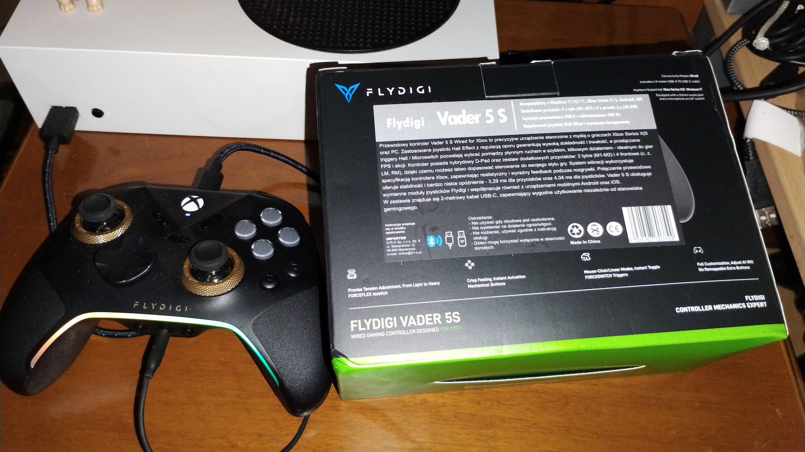 Flydigi Flydigi Vader 5S Wired Gamepad for Xbox Series Black