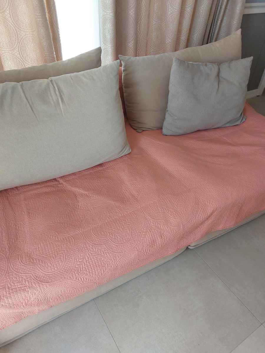 Das Home 9520 Κουβερλί Υπέρδιπλο Microfiber Κοραλί 220x240cm