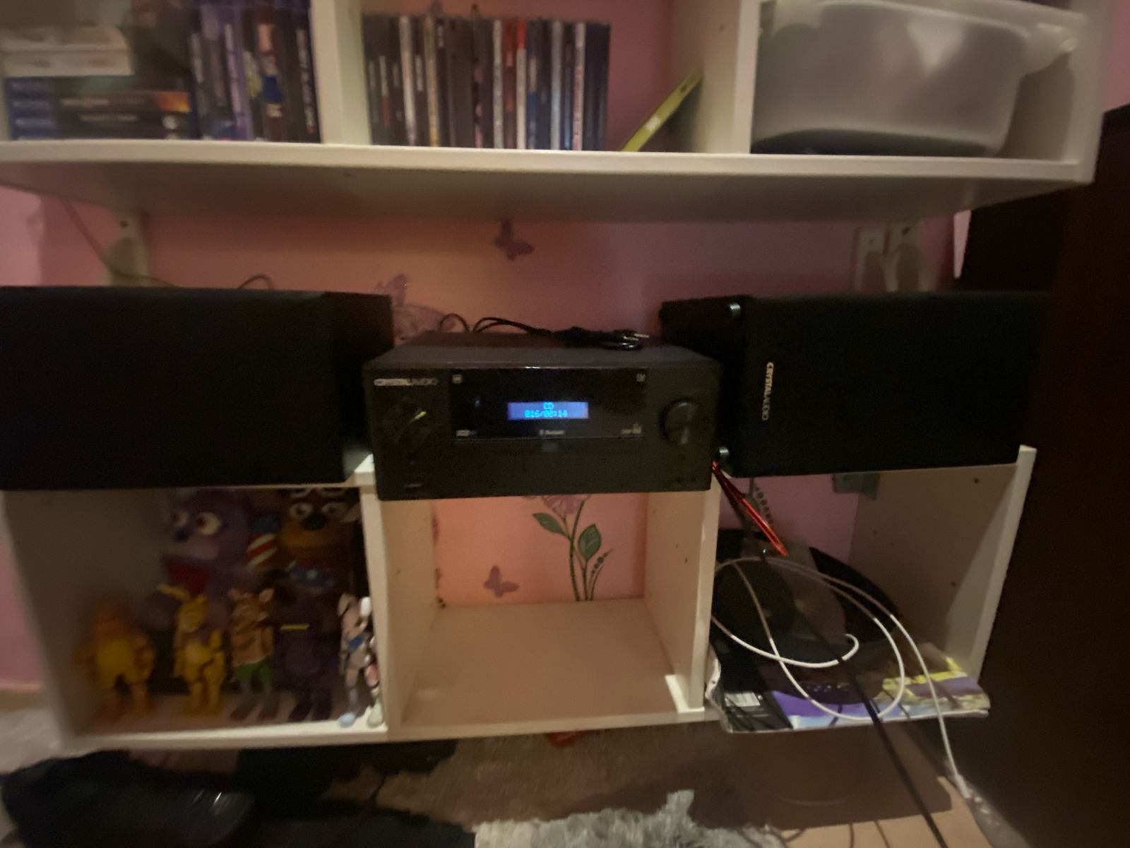 Crystal Audio Ηχοσύστημα 2.0 HBT-3 50W με CD / Digital Media Player, WiFi και Bluetooth Μαύρο