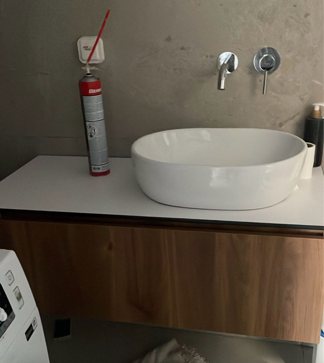 Royal Sevilla 100 Walnut 101x46x35cm Countertop Sink Unit Basin